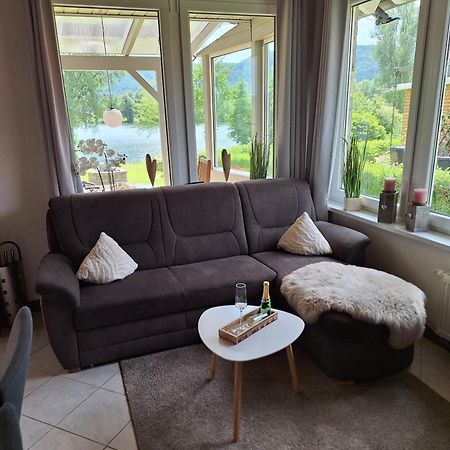 Ferienhaus Am Weserberglandsee Lauenforde Dış mekan fotoğraf