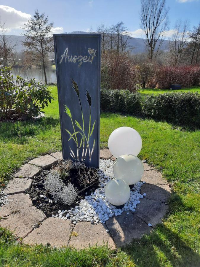 Ferienhaus Am Weserberglandsee Lauenforde Dış mekan fotoğraf