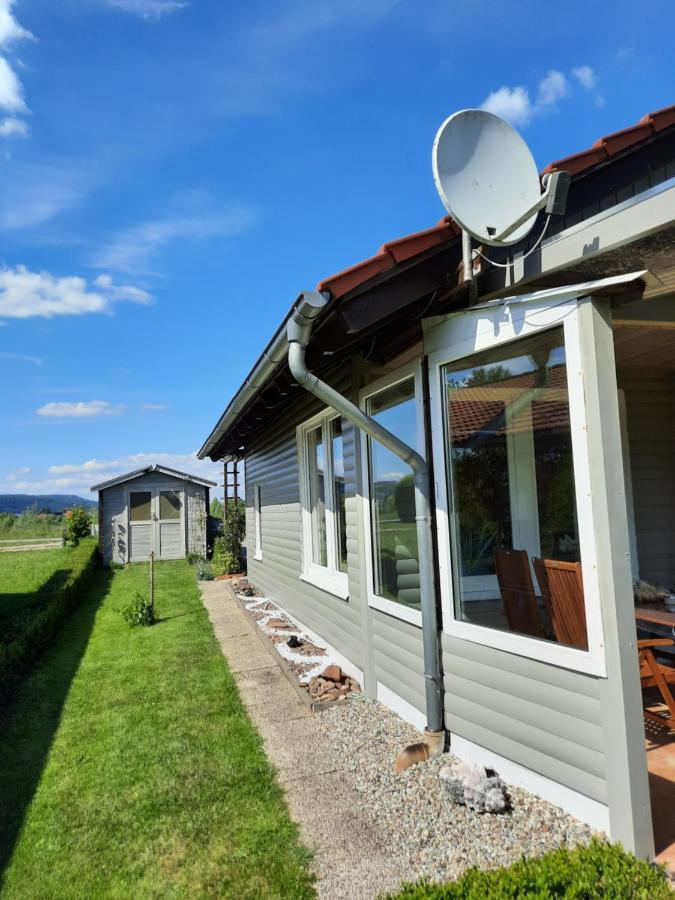 Ferienhaus Am Weserberglandsee Lauenforde Dış mekan fotoğraf