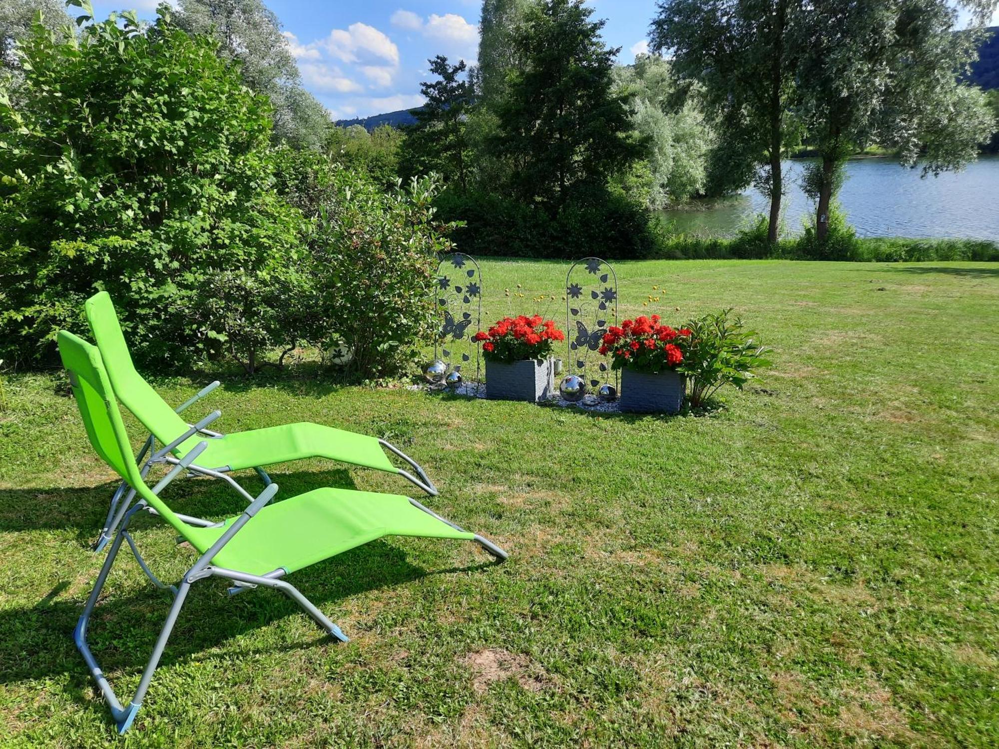 Ferienhaus Am Weserberglandsee Lauenforde Dış mekan fotoğraf